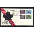 Cover Canada Stamps/4 AMERIPEX '86-CAPEX '87 (C...