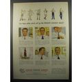 1950 Arrow White Shirts Ad - Into these white s...