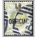 QV 1889 QV Official 1 Shilling Green I R Offici...