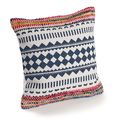 18" X 18" Blue White Red And Yellow 100% Cotton...
