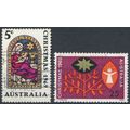 Christmas - Australia 1969 - F H - SG 444/5
