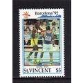 St. Vincent - 1992 - $5 Barcelona Olympic Games...