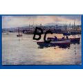 Art Postcard Harbour Holyhead Anglesey - Artist...