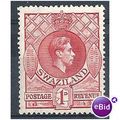 Swaziland 1938 SG29 1d Rose-Red Mounted Mint .