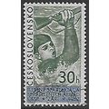 Mi 1351: 30 h. deep green/violet-blue Second Mi...