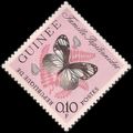 GUINEA, BUTTERFLY, Papilio spio, pink 1963, 0.10F