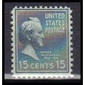 820 15c James Buchanan Just Clears MNH B0724