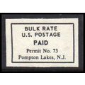 Used Revenue Permit Pumpton Lakes, NJ. E0810