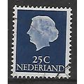 NETHERLANDS 1953 25c BLUE QUEEN JULIANA SG 779 ...