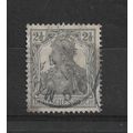 Germany.SG98 2 1/2pf "Germania" (Grey).Fine Use...