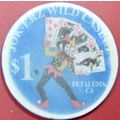 Jok-Erz Wild. $1 Casino Chip. Petaluma, CA. Y64.