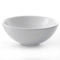White Ceramic Round Bowl Style Vessel Bathroom ...