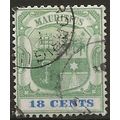 Mauritius 1895 SG132 18c Green & Ultramarine Fi...