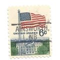 PRECANCEL -T&T AINSWORTH, NEB 828 ON 6c FLAG