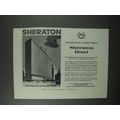 1960 Philadelphia Sheraton Hotel Ad - Newest Belle