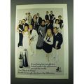 1969 Black & White Scotch Ad - Bring But One Gift