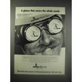 1990 Sirti Telecommunication Networks Ad - A glance that covers the whole world
