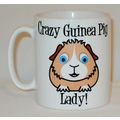 Crazy Guinea Pig Lady Mug Can Be Personalised A...