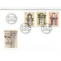 Luxembourg 1988 Doorways FDC special cancel Una...