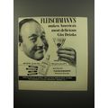 1950 Fleischmann's Gin Ad - makes America's most delicious gin