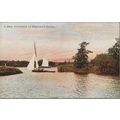 PHOTOCHROM POSTCARD ENTRANCE TO WROXHAM BROAD C...