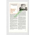 Sir Denistoun Burney Car Bill Joy - Small Article