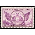 Michigan Centenary One PACK OF TEN 3 Cent Posta...