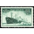 Merchant Marine Ship One PACK OF TEN 3 Cent Pos...