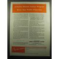 1949 Lederle Laboratories Ad - A poultry diseas...