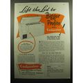 1949 Coolerator Freezer Ad - Lift the lid to bi...