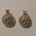 Crystal Earrings Disco Ball Pierced Earrings Cr...