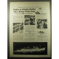 1959 Matson Cruise Ad - Combine and Hawaiian Vacation with Matson