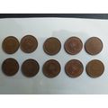 10 half pennies