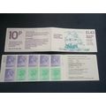 FN3B £1.43 RIGHT MARGIN HOLIDAY POSTCARD GOLDEN...