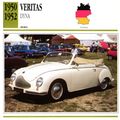 Collectors Club card. Classic Cars. Veritas Dyna