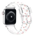 Square Buckle Transparent Watch Band For Apple ...