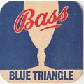 BEER MAT - BASS BREWERY - BLUE TRIANGLE - (Cat ...