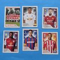 6 Topps PREMIER LEAGUE 2015 STICKERS LOT - BUNDLE