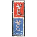 1958 Michel 1016/1017 - #2 fine used (o)