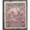 Barbados 1925 SG236 6d Purple Mounted Mint . ..