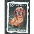 AUS 2013 60c 'TOP DOGS - DACHSHUND' FINE USED (...