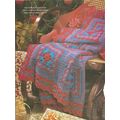 Crochet Afghan Pattern Amish Print Afghan