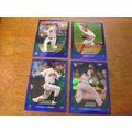 2011 Bowman Chrome, 4-Rc Cards, Rare Purple Ref...