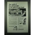 1966 Honeywell Rollei 16 Camera Ad - World of Fine Photography