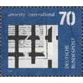 GERMANY, Amnesty International, blue 1974, 70pf