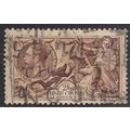 GB 1934 KGV 2/-6d Chocolate Brown Seahorse SG 4...