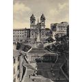 Roma Trinita Del Monti Italy Postcard unused VGC