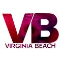 Virginia Beach VB Purple Fridge Magnet