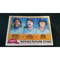 1981 Topps Card # 066 Kansas City Royals Future...