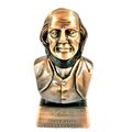 Ben Franklin Bust Die Cast Metal Collectible Pe...